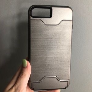 Silver iPhone 7/8 plus protective case